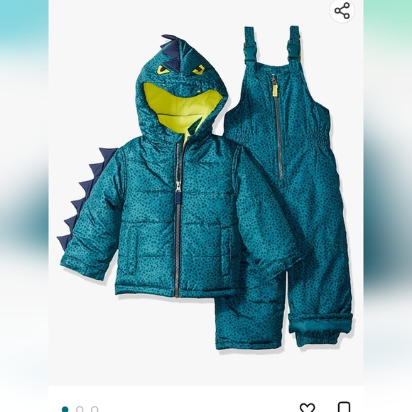 Carters matching puffer coat and snow pants - Picture 1 of 8